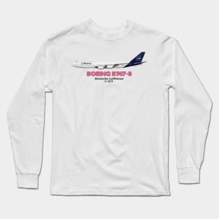 Boeing B747-8 - Deutsche Lufthansa Long Sleeve T-Shirt